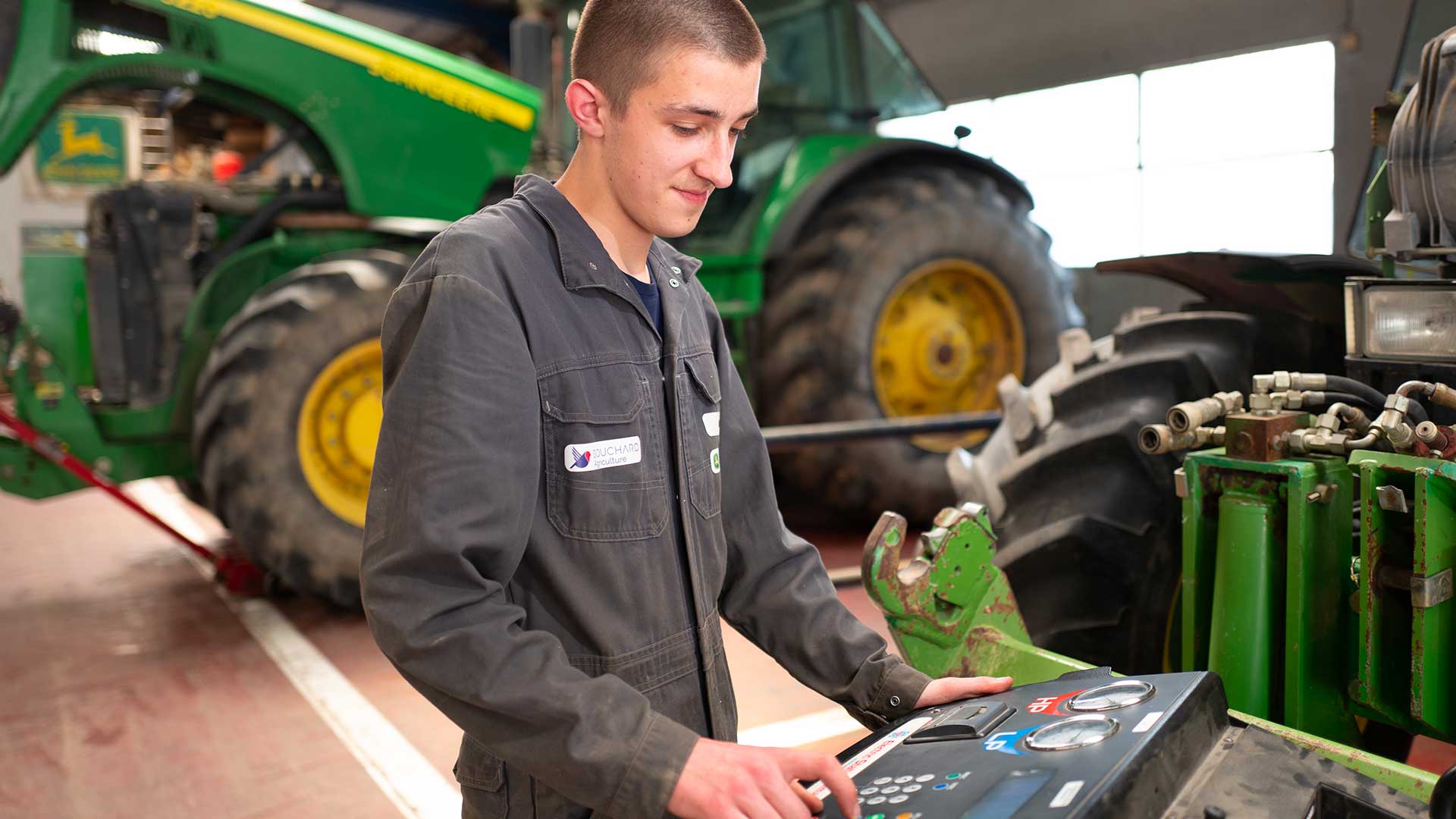 climatisation tracteur john deere