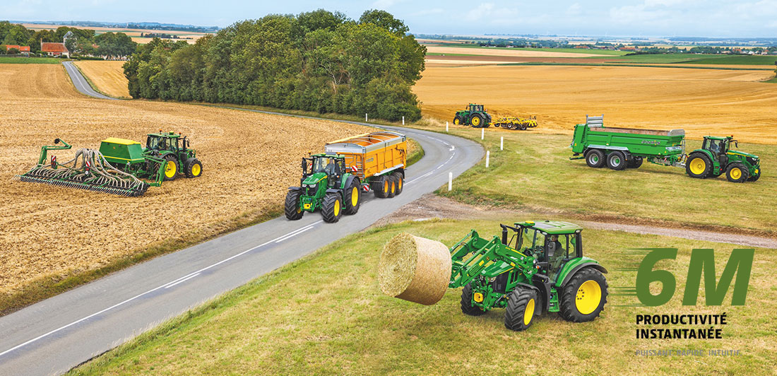 nouveau tracteur john deere 6M
